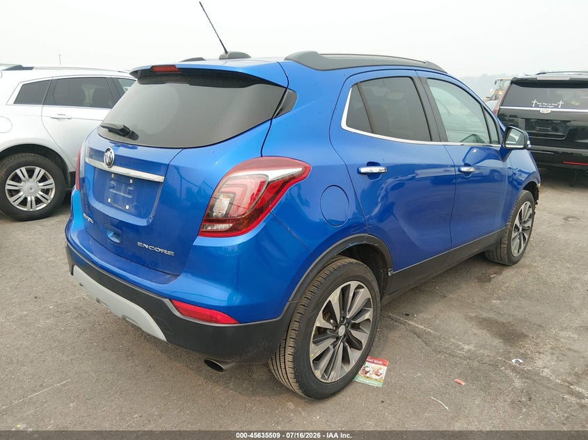 Vin: kl4cjbsb0jb681751, lot: 46134010, buick encore preferred ii 20182