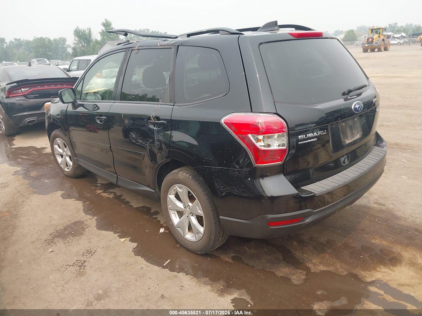 Vin: jf2sjadc3gh558969, lot: 46134022, subaru forester 2.5i premium 20163
