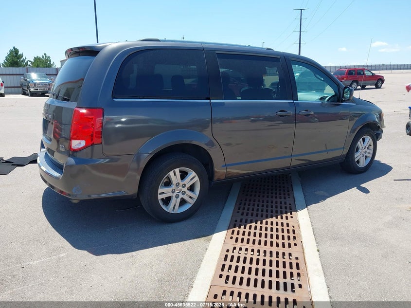 Vin: 2c4rdgcg9jr248848, lot: 46134023, dodge grand caravan sxt 20184