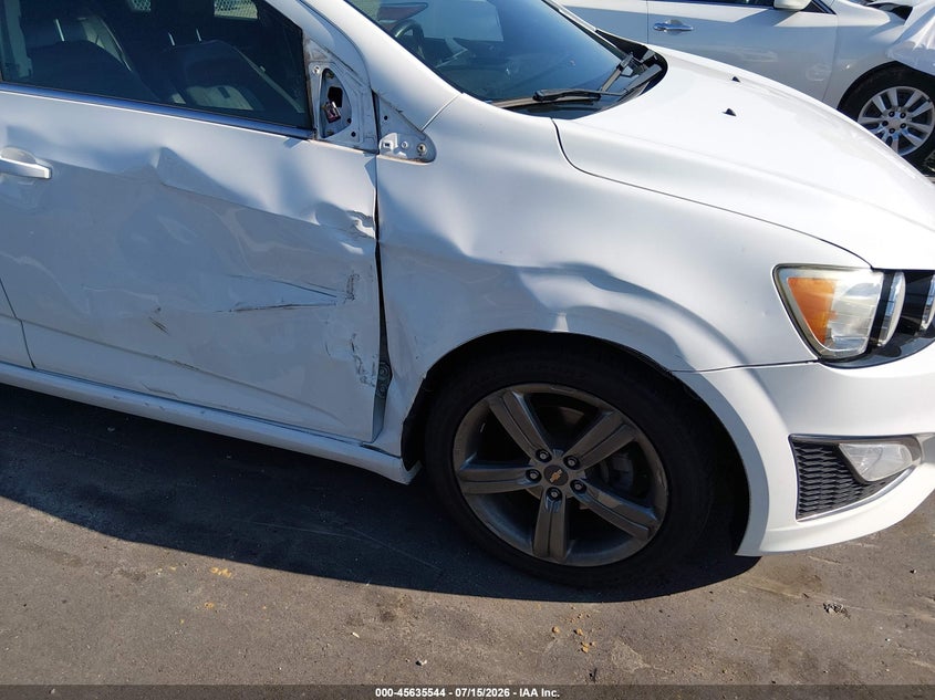 2015 Chevrolet Sonic Rs Auto VIN: 1G1JG6SBXF4154386 Lot: 45635544