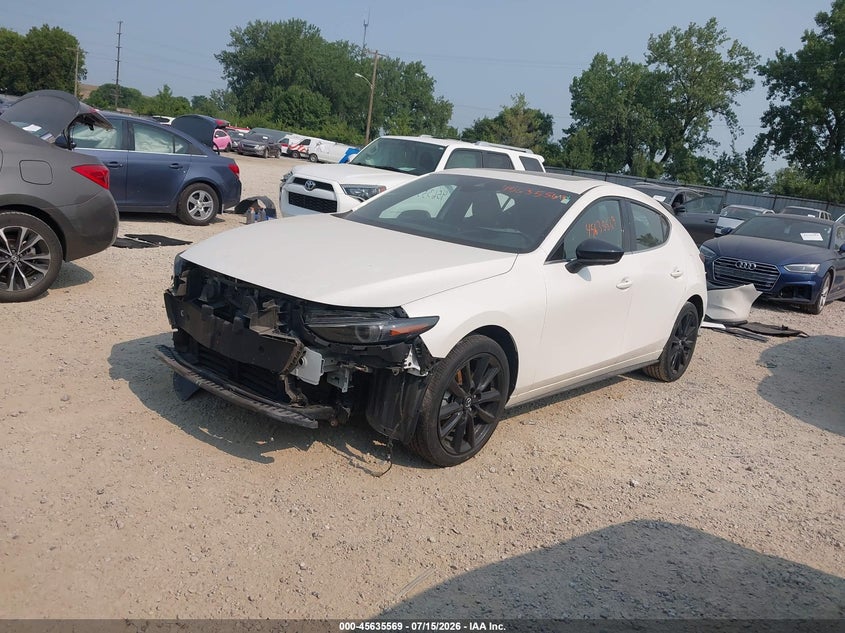 2021 Mazda 3, Front End, IAAI, VIN JM1BPBNY4M1402926 — photo 2
