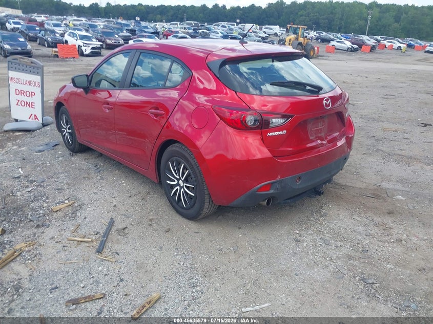 Vin: 3mzbm1j73gm270472, lot: 46134080, mazda mazda3 i sport 20163
