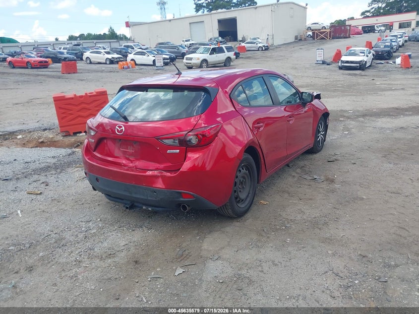 Vin: 3mzbm1j73gm270472, lot: 46134080, mazda mazda3 i sport 20164