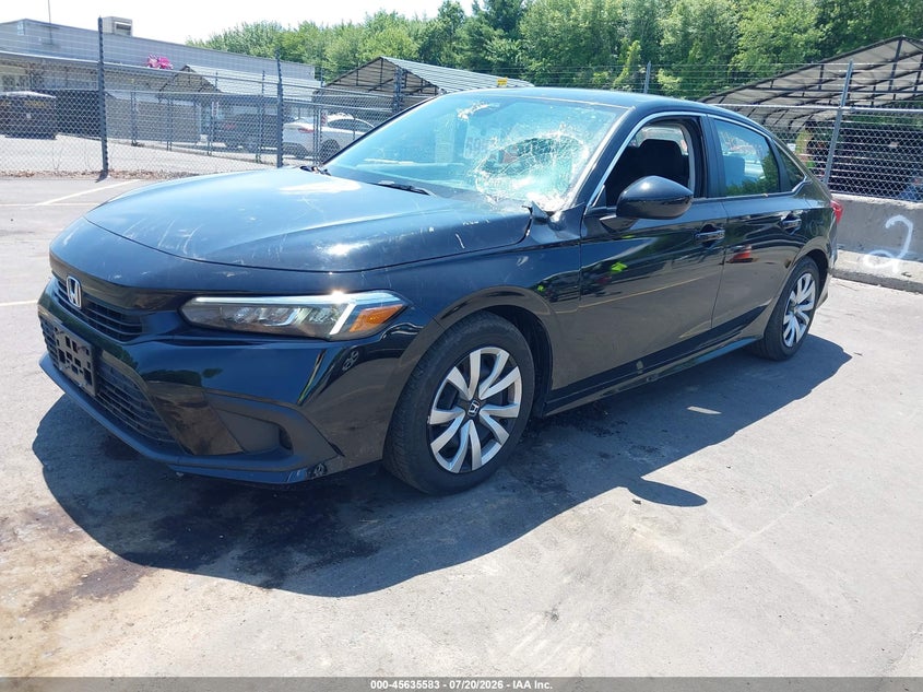 2024 Honda Civic, Front End, IAAI, VIN 2HGFE2F24RH562865 — photo 2
