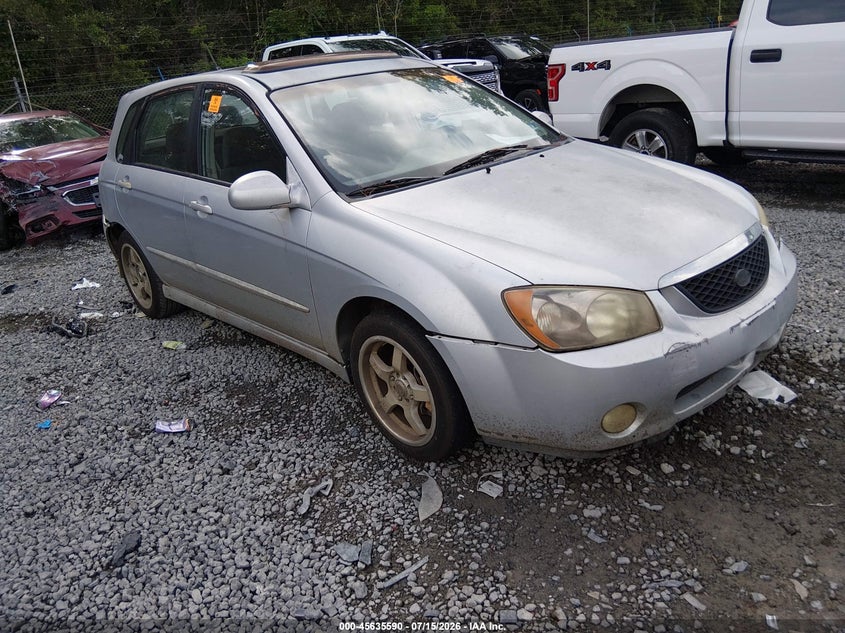 2005 Kia Spectra5 VIN: KNAFE161855070533 Lot: 45635590