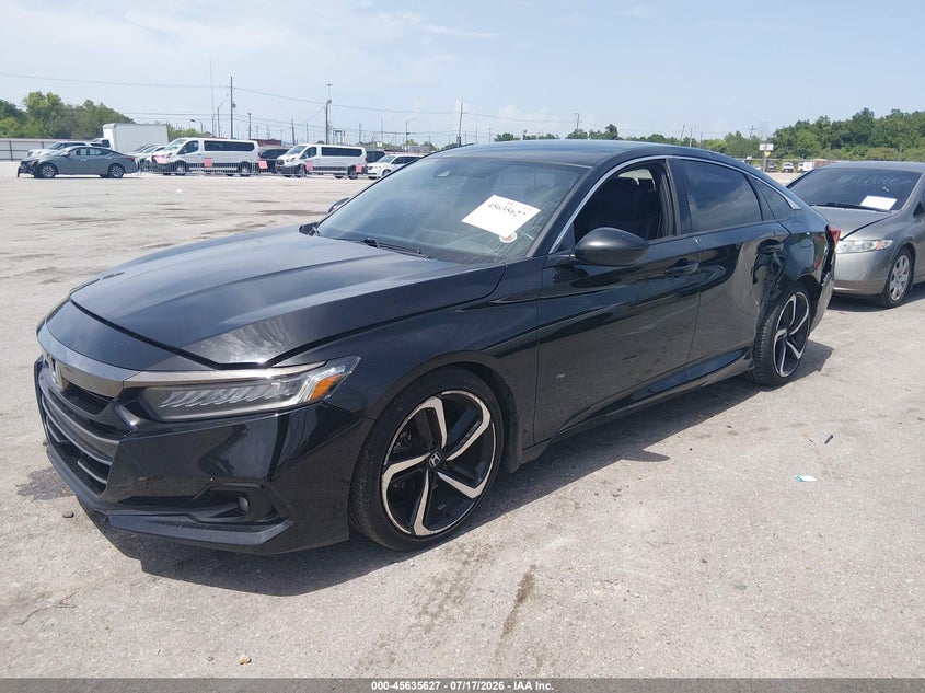 2021 HONDA ACCORD auction photo 2