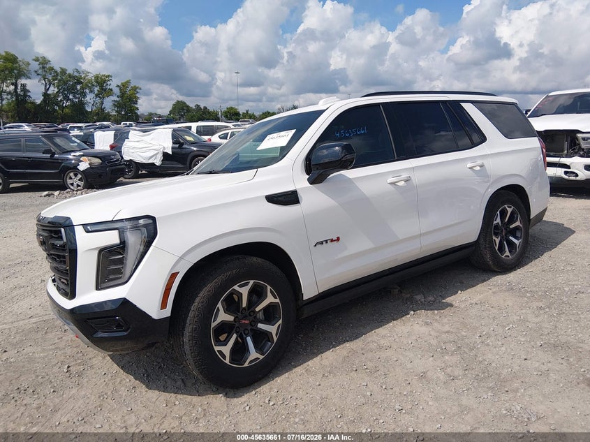 Vin: 1gks2vrl0sr293897, lot: 46134162, gmc yukon 4wd at4 ultimate 20252