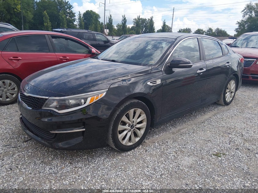 Vin: 5xxgt4l32gg037529, lot: 46134193, kia optima lx 20162