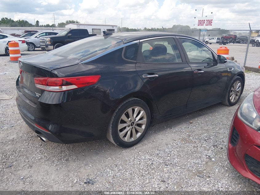 Vin: 5xxgt4l32gg037529, lot: 46134193, kia optima lx 20164