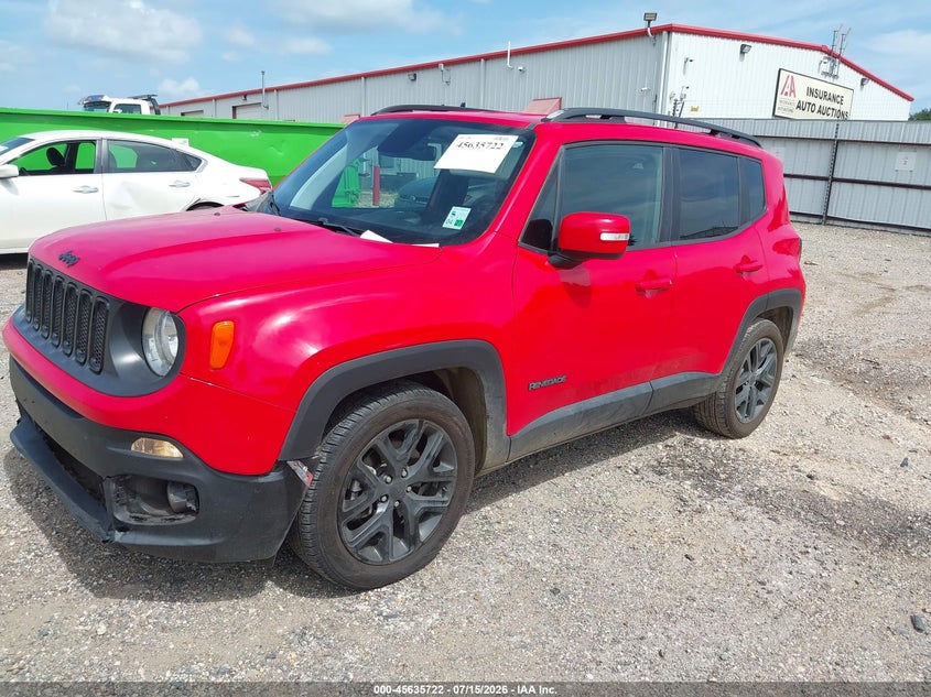 2018 Jeep Renegade, Удар спереди, IAAI, VIN ZACCJABB3JPJ03131 — фото 2