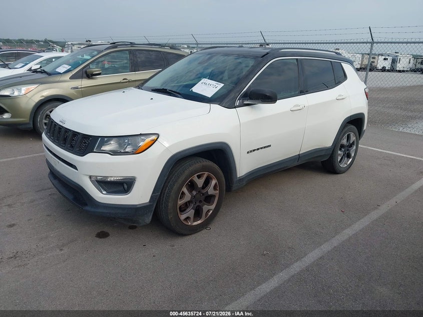 2017 Jeep Compass Limited VIN: 3C4NJDCB2HT681042 Lot: 45635724