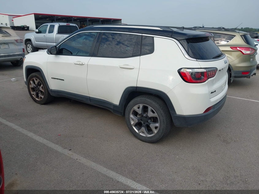 2017 Jeep Compass Limited VIN: 3C4NJDCB2HT681042 Lot: 45635724
