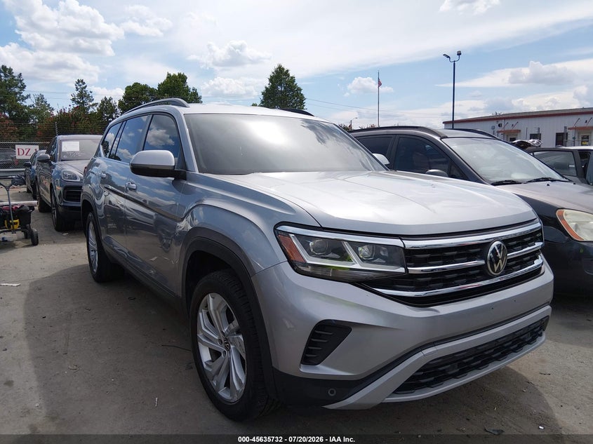 2021 Volkswagen Atlas 3.6L V6 Se W/Technology VIN: 1V2HR2CAXMC538622 Lot: 45635732