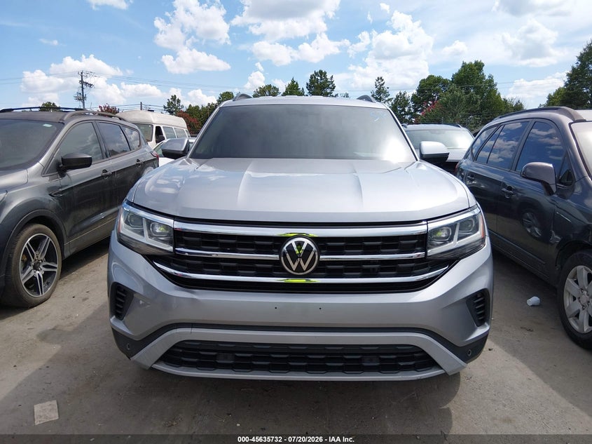 2021 Volkswagen Atlas 3.6L V6 Se W/Technology VIN: 1V2HR2CAXMC538622 Lot: 45635732