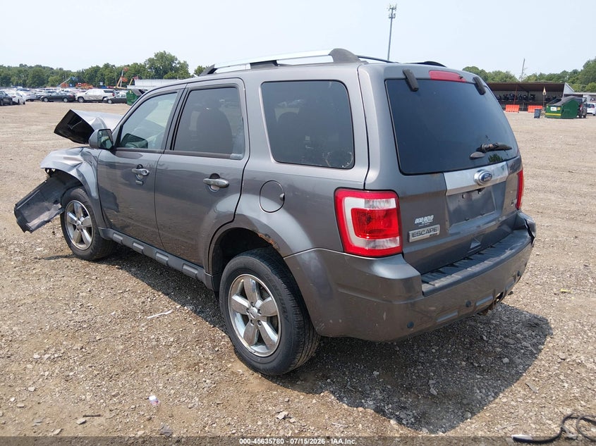 Vin: 1fmcu9eg4ckb41086, lot: 46134281, ford escape limited 20123