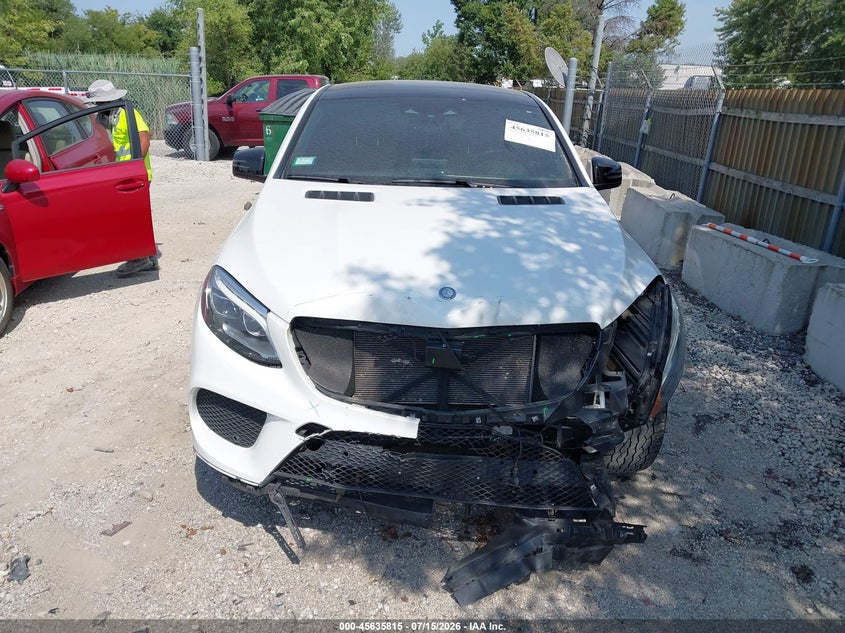 2017 Mercedes-Benz Amg Gle 43 Coupe 4Matic VIN: 4JGED6EB3HA057706 Lot: 45635815
