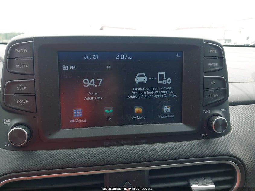 2020 Hyundai Kona Electric Limited VIN: KM8K33AG2LU071092 Lot: 45635830