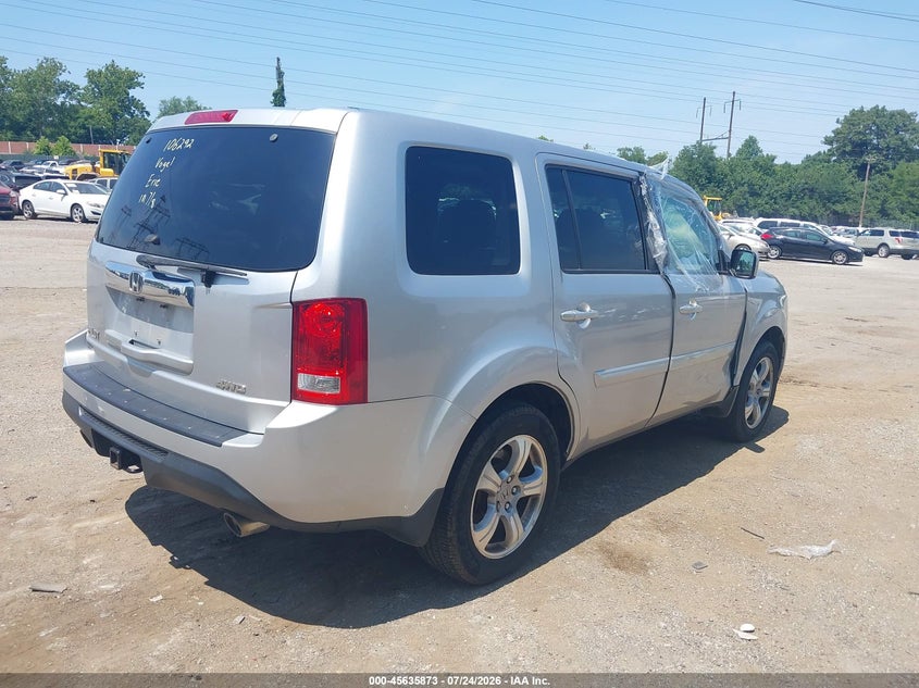 Vin: 5fnyf4h40fb027872, lot: 46134374, honda pilot ex 20154