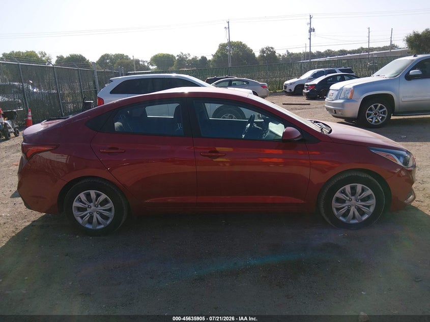 2022 Hyundai Accent Se VIN: 3KPC24A64NE168286 Lot: 45635905