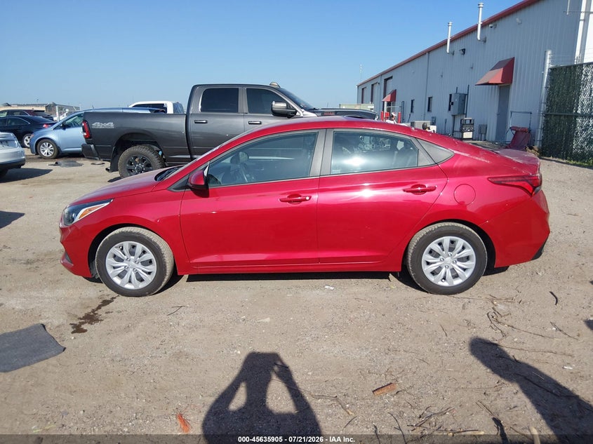 2022 Hyundai Accent Se VIN: 3KPC24A64NE168286 Lot: 45635905