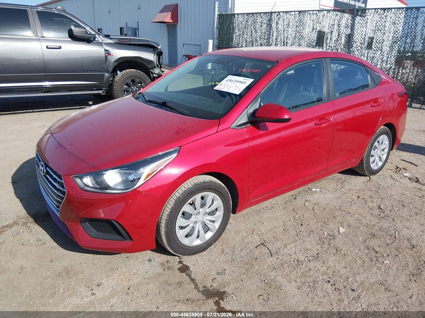 2022 Hyundai Accent Se VIN: 3KPC24A64NE168286 Lot: 45635905