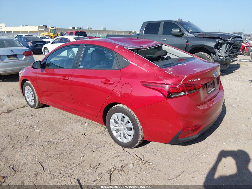 2022 Hyundai Accent Se VIN: 3KPC24A64NE168286 Lot: 45635905