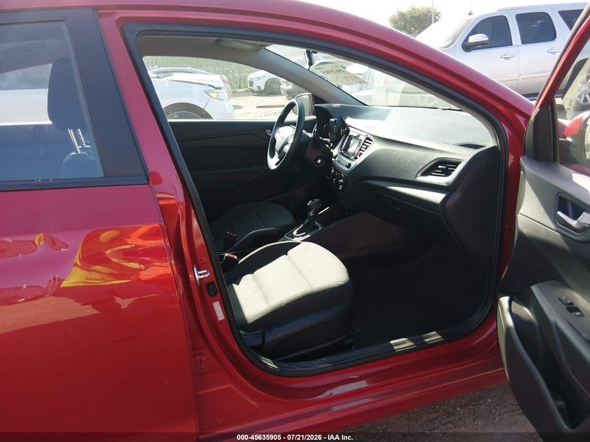 2022 Hyundai Accent Se VIN: 3KPC24A64NE168286 Lot: 45635905
