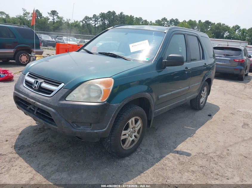 2002 Honda Cr-V Ex JHLRD78872C003724 photo 1