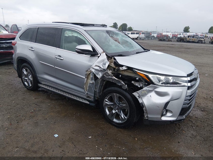 Vin: 5tddzrfh9hs456418, lot: 46134481, toyota highlander limited platinum 2017 img_1