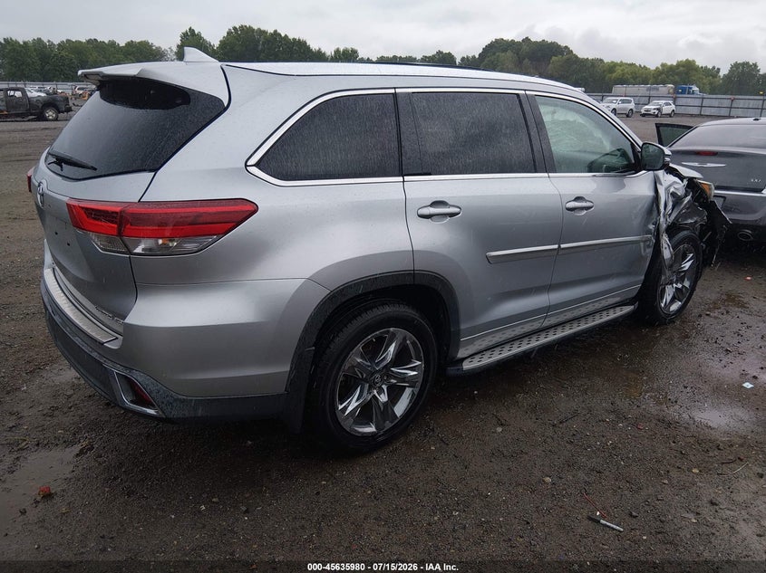 Vin: 5tddzrfh9hs456418, lot: 46134481, toyota highlander limited platinum 20174