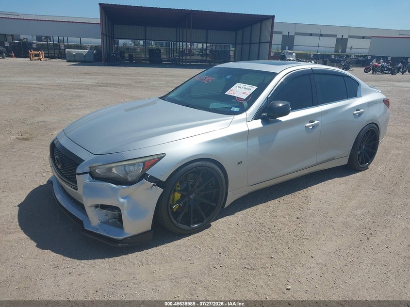Vin: jn1bv7ap5em677241, lot: 46134486, infiniti q50 premium 20142