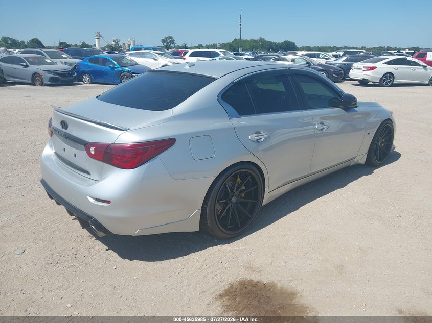 Vin: jn1bv7ap5em677241, lot: 46134486, infiniti q50 premium 20144