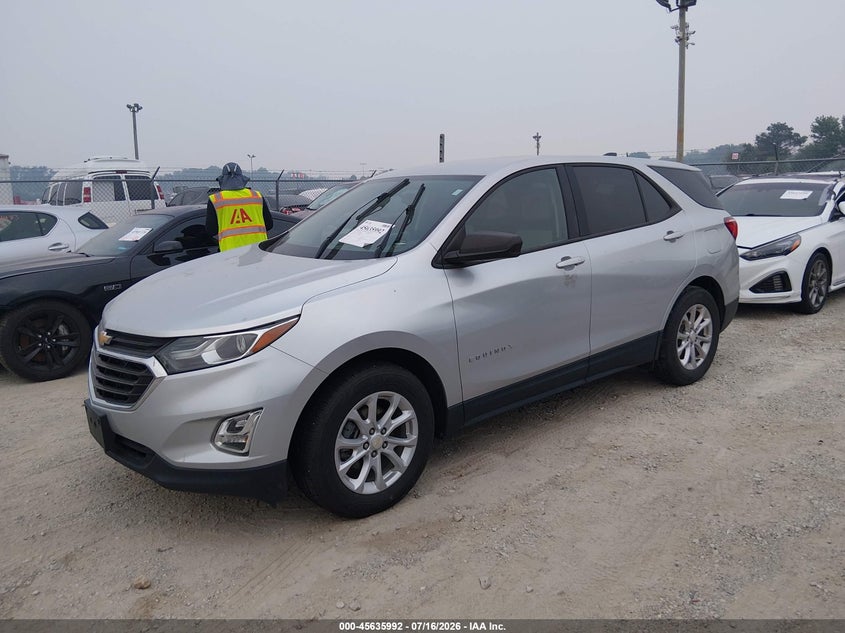 2019 Chevrolet Equinox, Удар спереду, IAAI, VIN 3GNAXHEVXKS552756 — фото 2