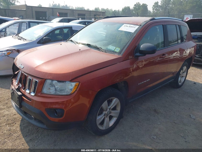 Vin: 1c4njdbb9cd567622, lot: 46134512, jeep compass sport 20122