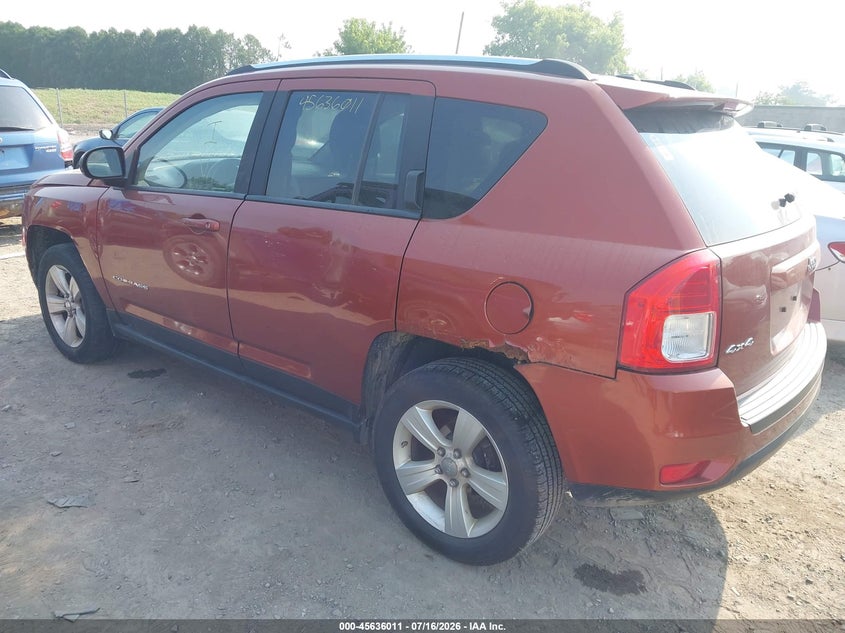 Vin: 1c4njdbb9cd567622, lot: 46134512, jeep compass sport 20123
