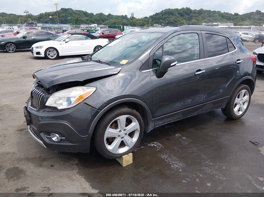 Vin: kl4cjfsb0gb559293, lot: 46134572, buick encore convenience 20162