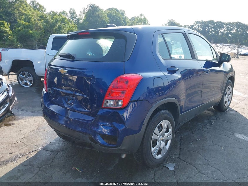 Vin: 3gncjksb0hl190683, lot: 46134578, chevrolet trax ls 20174
