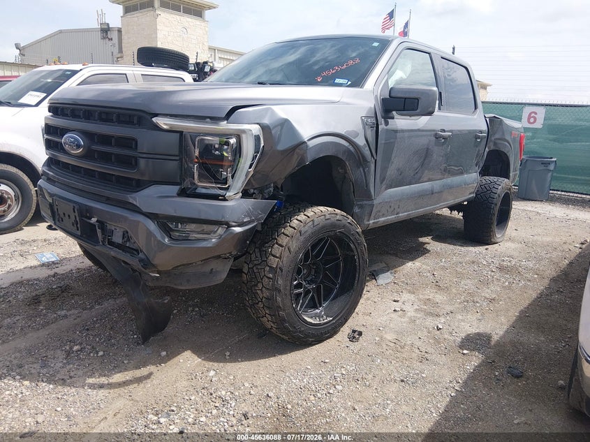 2021 Ford F-150, Лівий бік, IAAI, VIN 1FTFW1E87MFB42166 — фото 2