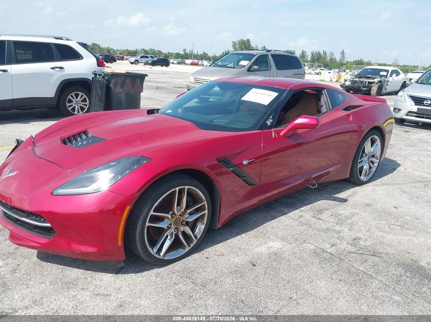 Vin: 1g1yk2d76f5124794, lot: 46134650, chevrolet corvette stingray z51 20152