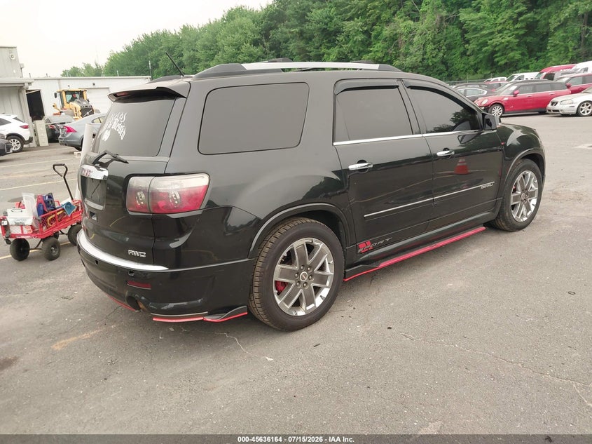 Vin: 1gkkvted6bj347065, lot: 46134665, gmc acadia denali 20114