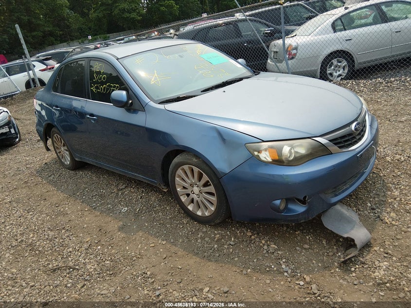 2008 SUBARU IMPREZA (NATL) I W/PREMIUM PKG SEDAN 2.5L H-4 VVT, 170HP