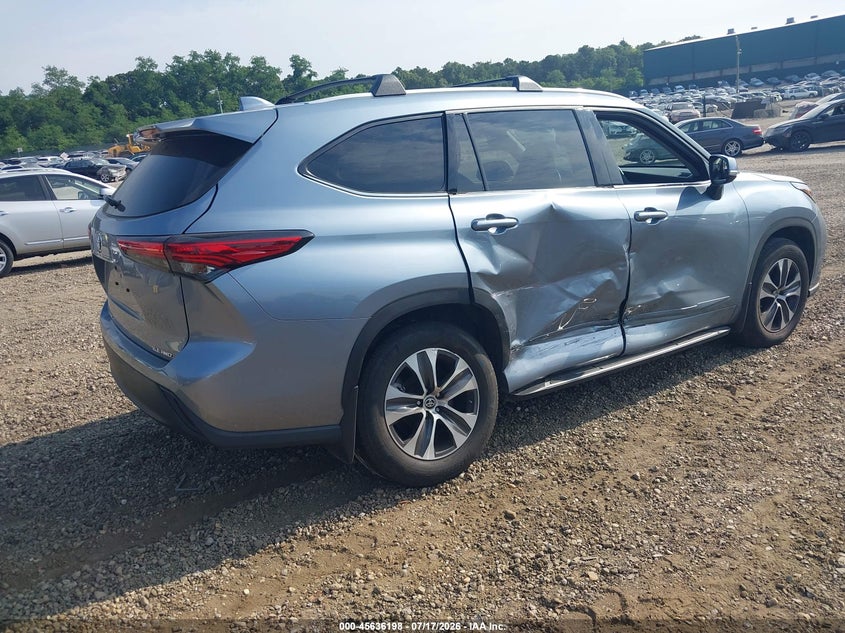 Vin: 5tdhzrbh3ns244634, lot: 46134699, toyota highlander xle 20224