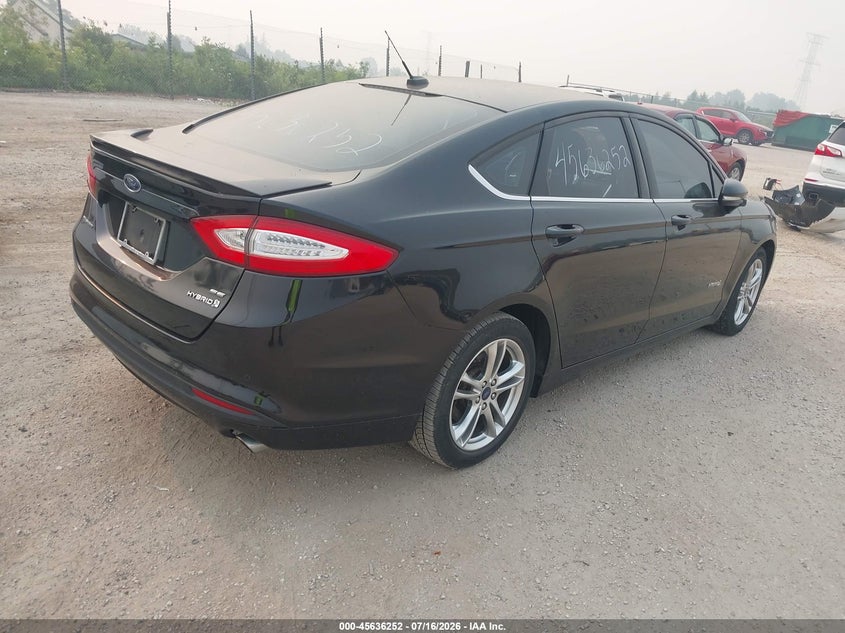 2016 FORD FUSION HYBRID auction photo 4