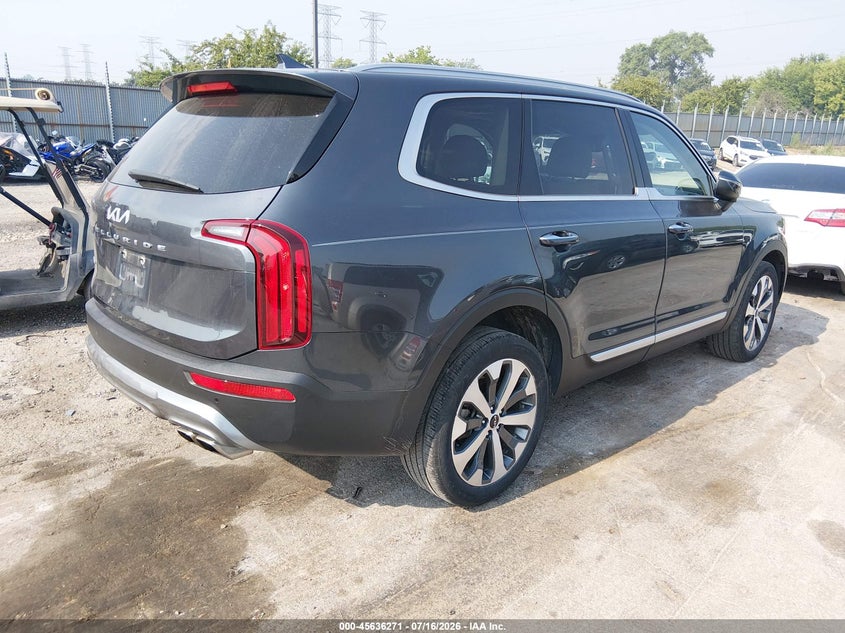 KIA TELLURIDE 2022 VIN 5XYP6DHC8NG237565