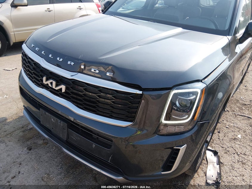 2022 Kia Telluride S VIN: 5XYP6DHC8NG237565 Lot: 45636271