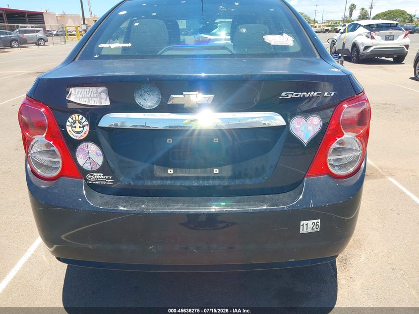 2012 Chevrolet Sonic 2Lt VIN: 1G1JC5SH6C4134657 Lot: 45636275