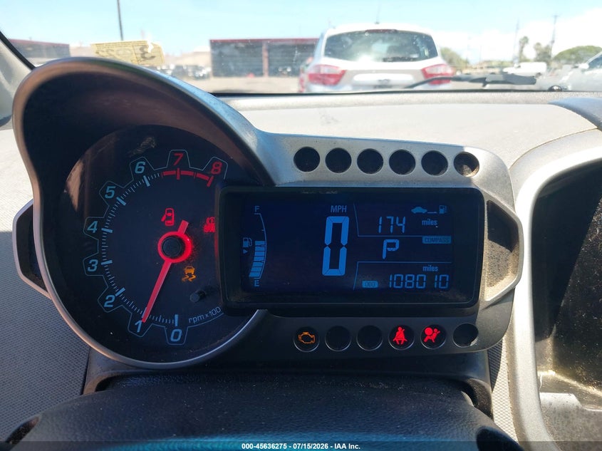 2012 Chevrolet Sonic 2Lt VIN: 1G1JC5SH6C4134657 Lot: 45636275