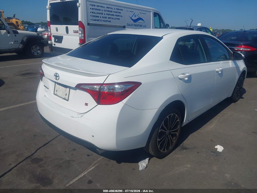2016 TOYOTA COROLLA auction photo 4
