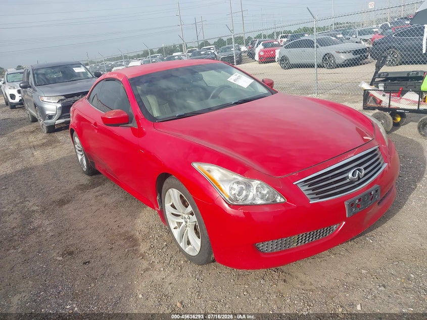 2010 INFINITI G37 auction photo 1