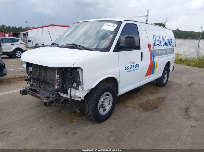 Vin: 1gcwgaff2h1135283, lot: 46134821, chevrolet express 2500 work van 20172